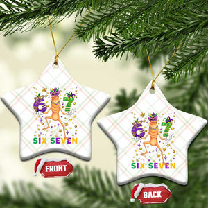 67 Mardi Gras Ceramic Ornament Marcus The Worm Carnival Trendy Meme TS14 Print Your Wear