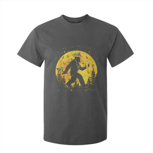 Mardi Gras Bigfoot T Shirt For Kid Funny Sasquatch Carnival Trendy Meme TS14 Dark Heather Print Your Wear