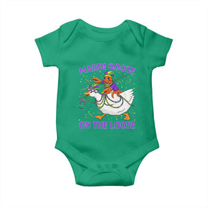Funny Mardi Gras Baby Onesie Goose Crawfish Carnival Trendy Meme TS14 Irish Green Print Your Wear