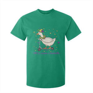 Mardi Gras Silly Goose T Shirt For Kid Off To Cause A Kerfuffle TS14 Irish Green Print Your Wear