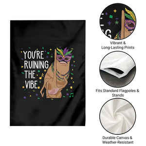 Funny Mardi Gras Garden Flag Marcus The Worm Carnival Trendy Meme TS14 Print Your Wear