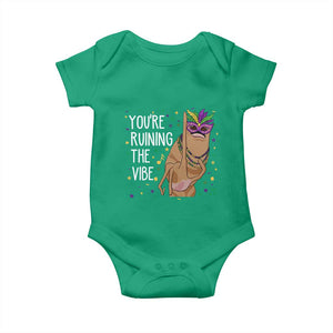 Funny Mardi Gras Baby Onesie Marcus The Worm Carnival Trendy Meme TS14 Irish Green Print Your Wear
