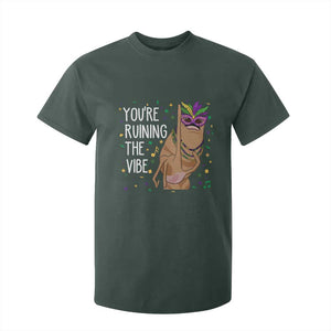 Funny Mardi Gras T Shirt For Kid Marcus The Worm Carnival Trendy Meme TS14 Dark Forest Green Print Your Wear