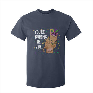 Funny Mardi Gras T Shirt For Kid Marcus The Worm Carnival Trendy Meme TS14 Navy Print Your Wear