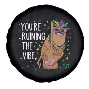 Funny Mardi Gras Spare Tire Cover Marcus The Worm Carnival Trendy Meme TS14 Print Your Wear