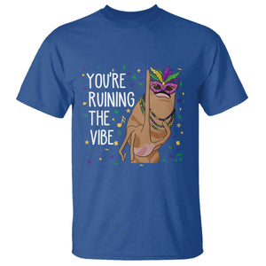 Funny Mardi Gras T Shirt Marcus The Worm Carnival Trendy Meme TS14 Royal Blue Print Your Wear