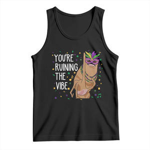 Funny Mardi Gras Tank Top Marcus The Worm Carnival Trendy Meme TS14 Black Print Your Wear