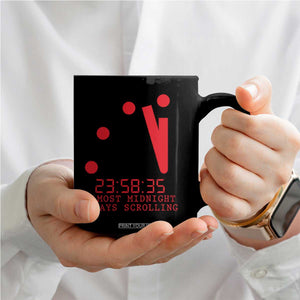 Doomsday Clock Armageddon Coffee Mug Almost Midnight Always Scrolling TS14 Print Your Wear