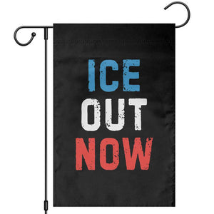 Ice Out Garden Flag Minneapolis Resist ICE Immigration Rights Protest TS14 Black Print Your Wear
