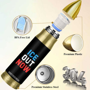 Ice Out Bullet Tumbler Minneapolis Resist ICE Immigration Rights Protest TS14 Print Your Wear