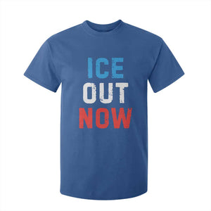 Ice Out T Shirt For Kid Minneapolis Resist ICE Immigration Rights Protest TS14 Royal Blue Print Your Wear