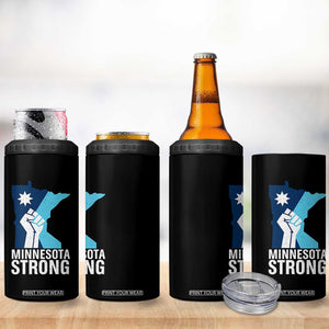 Minnesota Strong 4 in 1 Can Cooler Tumbler Minneapolis Resist ICE Immigration Human Rights Protest TS14 Print Your Wear