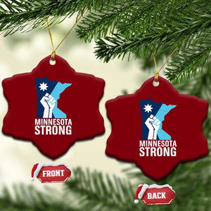 Minnesota Strong Ceramic Ornament Minneapolis Resist ICE Immigration Human Rights Protest TS14 Print Your Wear