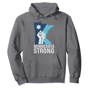 Minnesota Strong Hoodie Minneapolis Resist ICE Immigration Human Rights Protest TS14 Charcoal Print Your Wear