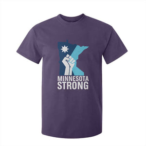 Minnesota Strong T Shirt For Kid Minneapolis Resist ICE Immigration Human Rights Protest TS14 Purple Print Your Wear