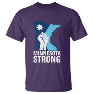 Minnesota Strong T Shirt - Minneapolis Resist ICE Immigration Human Rights Protest Tee TS14 Purple Print Your Wear