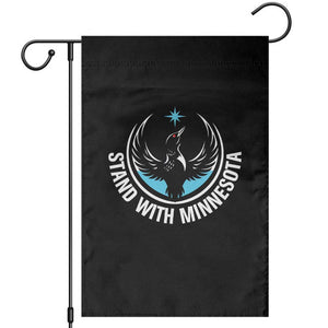 Minnesota Strong Garden Flag Stand With Minnesota Anti ICE Immigration Rights Protest TS14 Black Print Your Wear