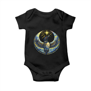 Minnesota Strong Baby Onesie Minneapolis Loon Starry Night Van Gogh TS14 Black Print Your Wear