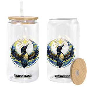 Minnesota Strong Glass Can Minneapolis Loon Starry Night Van Gogh TS14 Print Your Wear