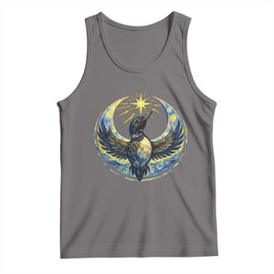 Minnesota Strong Tank Top Minneapolis Loon Starry Night Van Gogh TS14 Deep Heather Print Your Wear