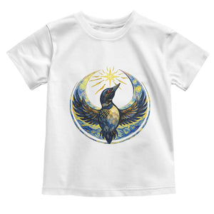 Minnesota Strong Toddler T Shirt Minneapolis Loon Starry Night Van Gogh TS14 White Print Your Wear
