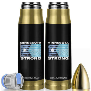 Minnesota Strong Bullet Tumbler MN State Flag Political Protest MN Resistance Abolish ICE TS14 Black Print Your Wear