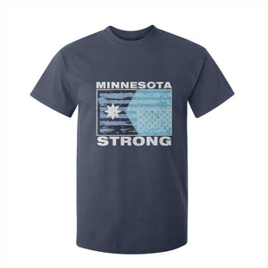 Minnesota Strong T Shirt For Kid MN State Flag Political Protest MN Resistance Abolish ICE TS14 Navy Print Your Wear