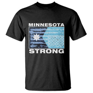 Minnesota Strong T Shirt MN State Flag Political Protest MN Resistance Abolish ICE TS14 Black Print Your Wear
