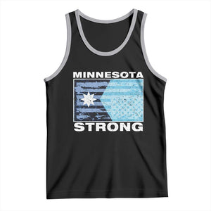 Minnesota Strong Tank Top MN State Flag Political Protest MN Resistance Abolish ICE TS14 Black Athletic Heather Print Your Wear