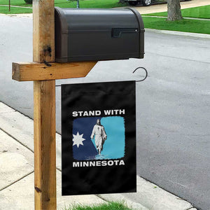 Stand with Minnesota Garden Flag Christian Jesus Minnesota Strong Subtle Anti ICE TS14 Print Your Wear