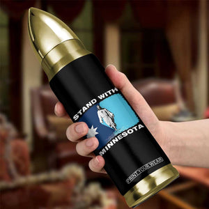 Stand with Minnesota Bullet Tumbler Christian Jesus Minnesota Strong Subtle Anti ICE TS14 Print Your Wear