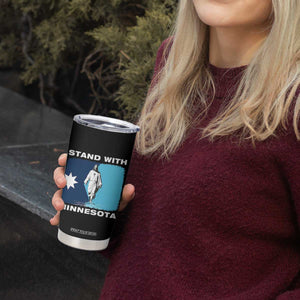 Stand with Minnesota Tumbler Cup Christian Jesus Minnesota Strong Subtle Anti ICE TS14 Print Your Wear