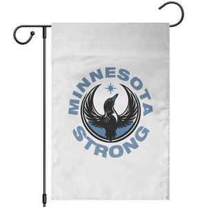 Minnesota Strong Garden Flag MN State Bird Loon Resistance Political Protest TS14 White Print Your Wear