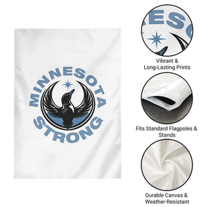 Minnesota Strong Garden Flag MN State Bird Loon Resistance Political Protest TS14 Print Your Wear