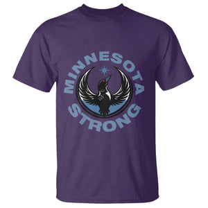 Minnesota Strong T Shirt MN State Bird Loon Resistance Political Protest TS14 Purple Print Your Wear
