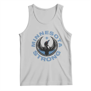 Minnesota Strong Tank Top MN State Bird Loon Resistance Political Protest TS14 Ash Print Your Wear