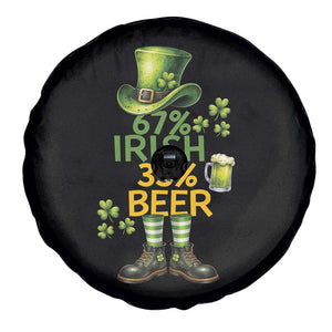 67 Irish 33 Beer Spare Tire Cover Funny Six Seven Leprechaun Drinking Beer Lover TS14 Print Your Wear