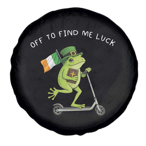 Funny Frog Christian St Patricks Day Spare Tire Cover Off To Find Me Lucky TS14 Print Your Wear