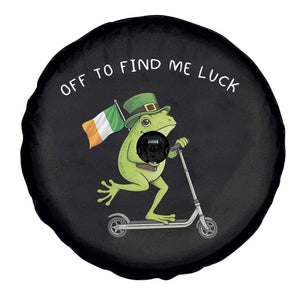 Funny Frog Christian St Patricks Day Spare Tire Cover Off To Find Me Lucky TS14 Print Your Wear