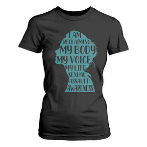 Sexual Assault Awareness T Shirt For Women Women Support Survivors TS14 Black Print Your Wear