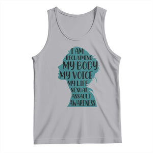 Sexual Assault Awareness Tank Top Women Support Survivors TS14 Athletic Heather Print Your Wear