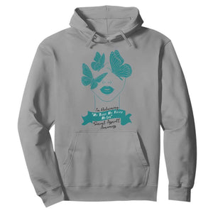 Sexual Assault Awareness Month Hoodie I Am Reclaiming My Body My Voice My Life TS14 Sport Gray Print Your Wear