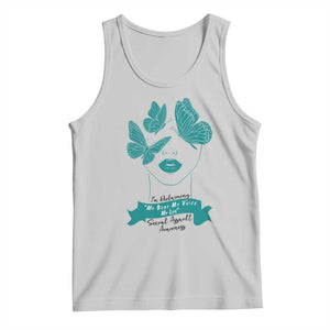 Sexual Assault Awareness Month Tank Top I Am Reclaiming My Body My Voice My Life TS14 Ash Print Your Wear