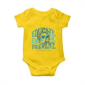 Sexual Assault Awareness Prevention Baby Onesie Educate Empower Prevent Women's Right TS14 Daisy Print Your Wear