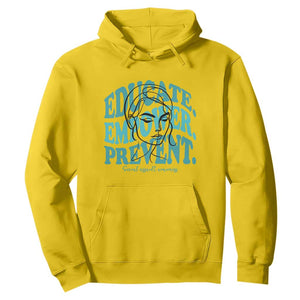 Sexual Assault Awareness Prevention Hoodie Educate Empower Prevent Women's Right TS14 Daisy Print Your Wear