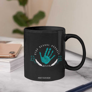 Stop Sexual Assault Awareness Survivor Coffee Mug TS14 Print Your Wear