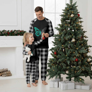 I Wear Teal For Sexual Assault Awareness Plaid Pajama Set TS14 White Plaid Print Your Wear