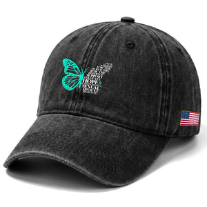 I Wear Teal For Sexual Assault Awareness Washed Cotton Baseball Cap TS14 Print Your Wear