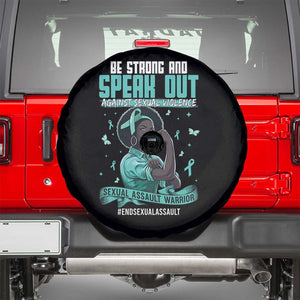 Sexual Assault Awareness Spare Tire Cover Support African Women Stop Sexual Abuse Awareness TS14 Black Print Your Wear