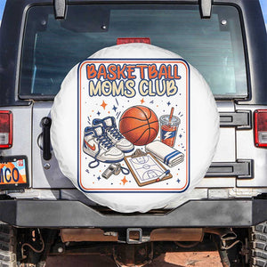 Basketball Moms Club Spare Tire Cover Funny Mother’s Day Gift TS14 No hole White Print Your Wear